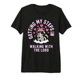 Getting My Steps Walking Lord Raccoon Tri T-Shirt - Trendy Graphic Unisex - T-Shirt, Sweatshirt, Hoodie