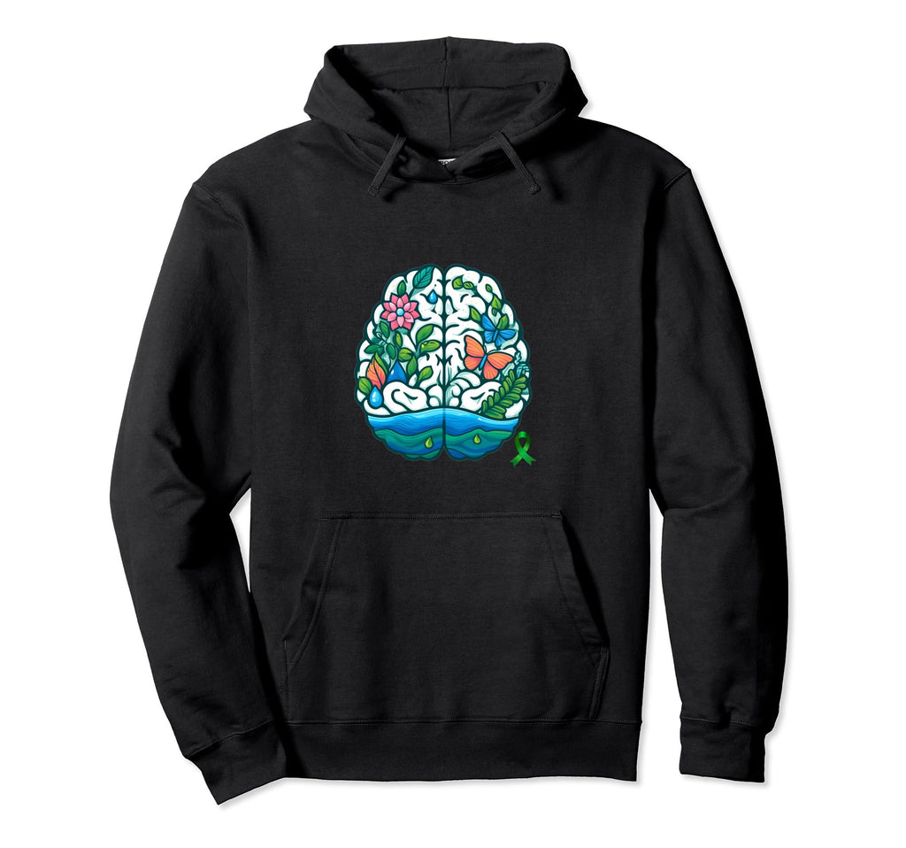 May We Wear Green Ribbon Mental Hoodie - Casual Everyday Wear for Adults - T-Shirt, Sweatshirt, Hoodie