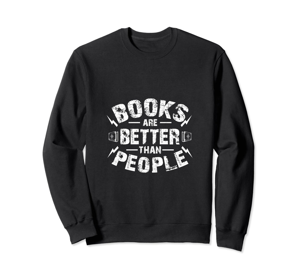 Reading Book Lover Literacy Sweatshirt - Fun Novelty Design for Adults - T-Shirt, Sweatshirt, Hoodie