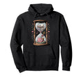 Bookish Hourglass Book Lover Hoodie - Graphic Print Men Women - T-Shirt, Sweatshirt, Hoodie