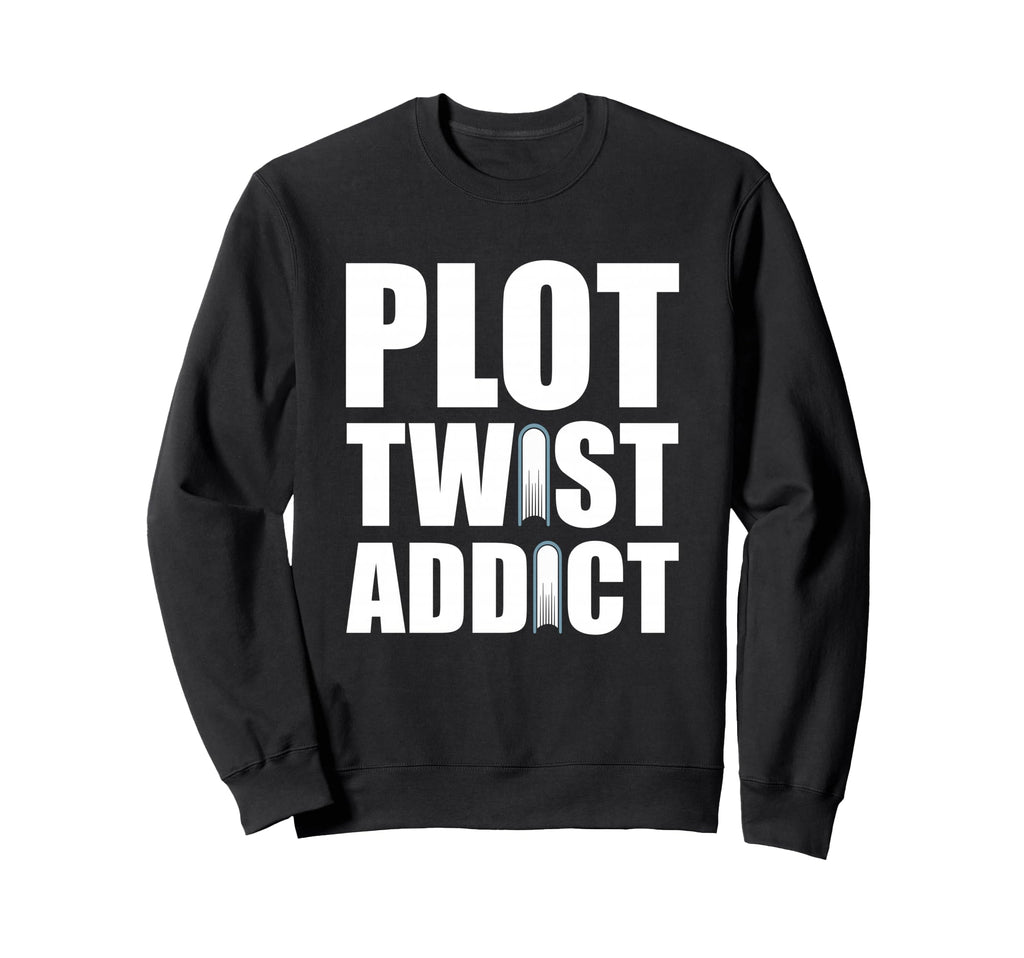 Thriller And Crime Reader Novelty Sweatshirt - Minimalist Print Men Women - T-Shirt, Sweatshirt, Hoodie