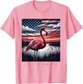 Life Is Better In Pink Flamingo Design T-Shirt Unisex T-shirt, Sweatshirt, Hoodie, Long Sleeve Tee - T-Shirt, Sweatshirt, Hoodie