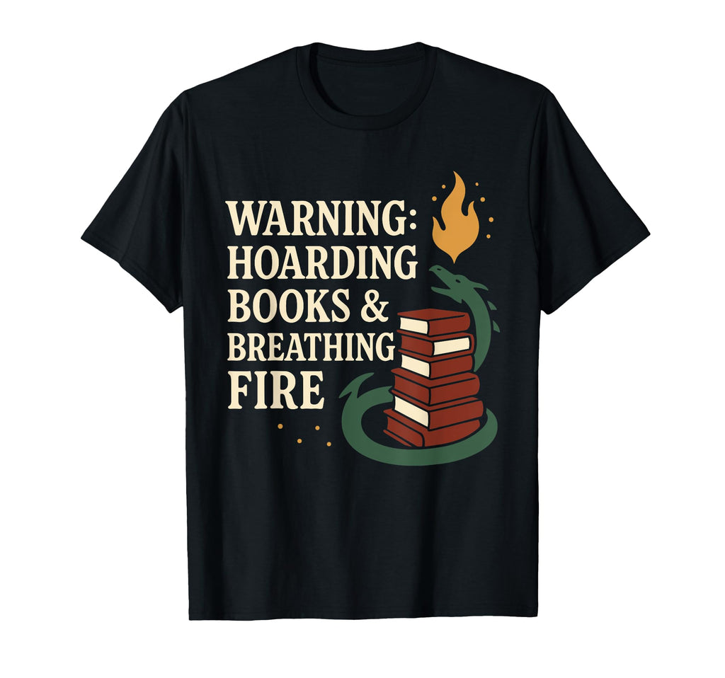 Book Dragon Fantasy Reader Cozy Reading T-Shirt - Aesthetic Graphic Unisex - T-Shirt, Sweatshirt, Hoodie