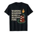 Book Dragon Fantasy Reader Cozy Reading T-Shirt - Aesthetic Graphic Unisex - T-Shirt, Sweatshirt, Hoodie