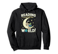 Reading Is Out This World Space Funny Hoodie - Unique Graphic Men Women - T-Shirt, Sweatshirt, Hoodie