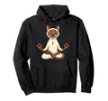Meditation Siamese Yoga Pose Hoodie - Fun Novelty Design for Adults - T-Shirt, Sweatshirt, Hoodie