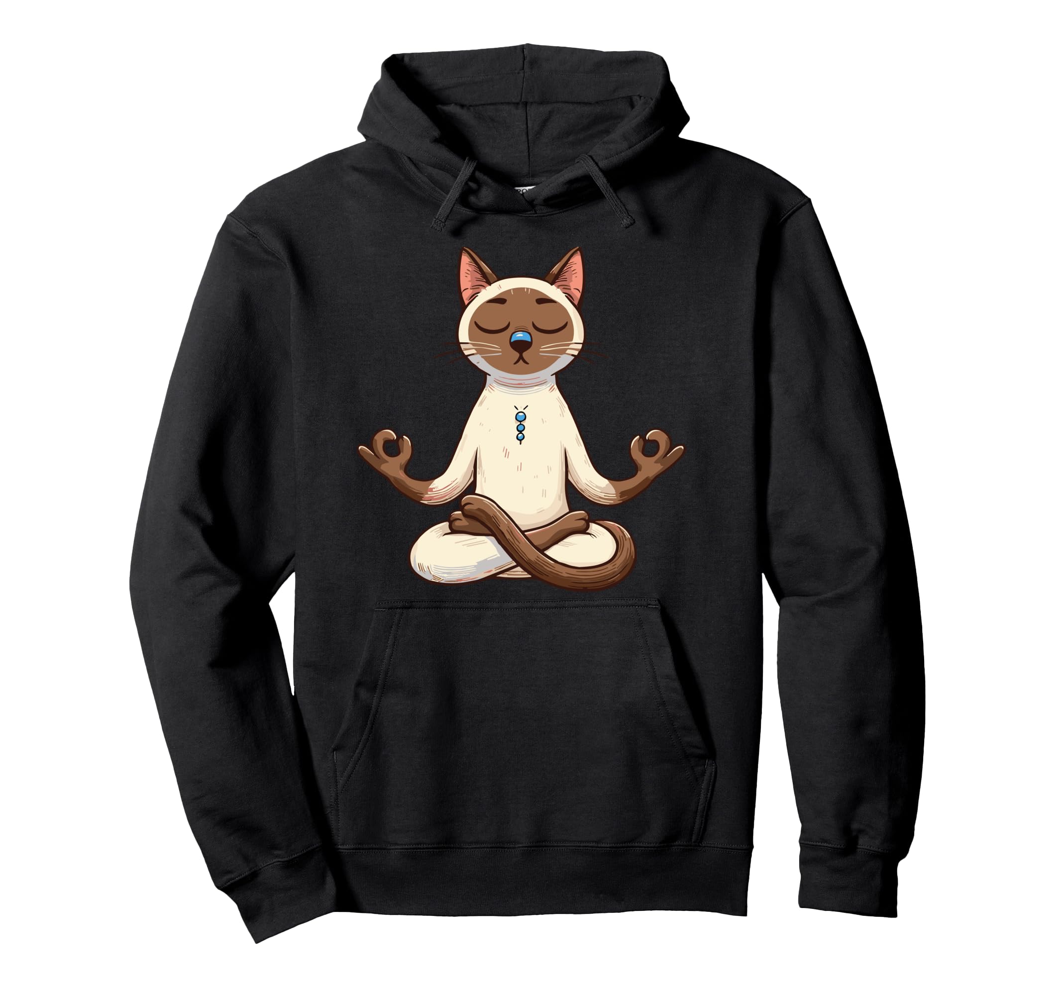 Meditation Siamese Yoga Pose Hoodie - Fun Novelty Design for Adults - T-Shirt, Sweatshirt, Hoodie