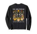 Floral Dancing Skeletons Sarcastic Sweatshirt - Unique Graphic for Adults - T-Shirt, Sweatshirt, Hoodie