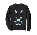 Meditation Rabbit Yoga Pose Relaxing Sweatshirt - Unique Graphic Unisex - T-Shirt, Sweatshirt, Hoodie