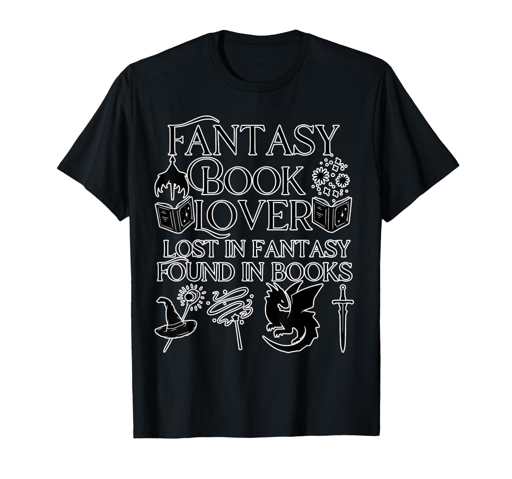 Fantasy Book Lover Dragons And T-Shirt - Casual Everyday Wear Men Women - T-Shirt, Sweatshirt, Hoodie