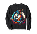 Dragon Reading Book Dragon Enthusiast Sweatshirt - Minimalist Print Unisex - T-Shirt, Sweatshirt, Hoodie
