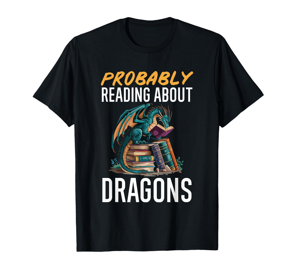 Reading Dragon Shirts Magical Book Lover T-Shirt - Streetwear Style Unisex - T-Shirt, Sweatshirt, Hoodie