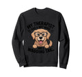 Golden Retriever Therapy Dog Wet Nose Sweatshirt - Novelty Apparel Unisex - T-Shirt, Sweatshirt, Hoodie