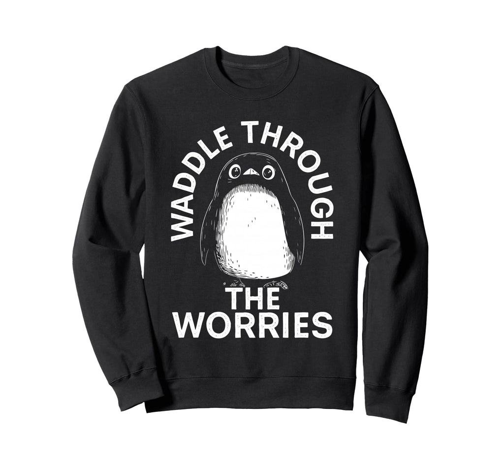 Penguin Overthinkers And Sweatshirt - Casual Everyday Wear for Adults - T-Shirt, Sweatshirt, Hoodie