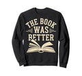 Book Reader Reading Literature Novel T-Shirt - Minimalist Print Men Women - T-Shirt, Sweatshirt, Hoodie