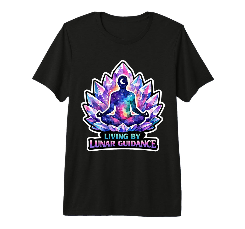Moon Meditation Lunar Mindfulness T-Shirt - Casual Everyday Wear Unisex - T-Shirt, Sweatshirt, Hoodie