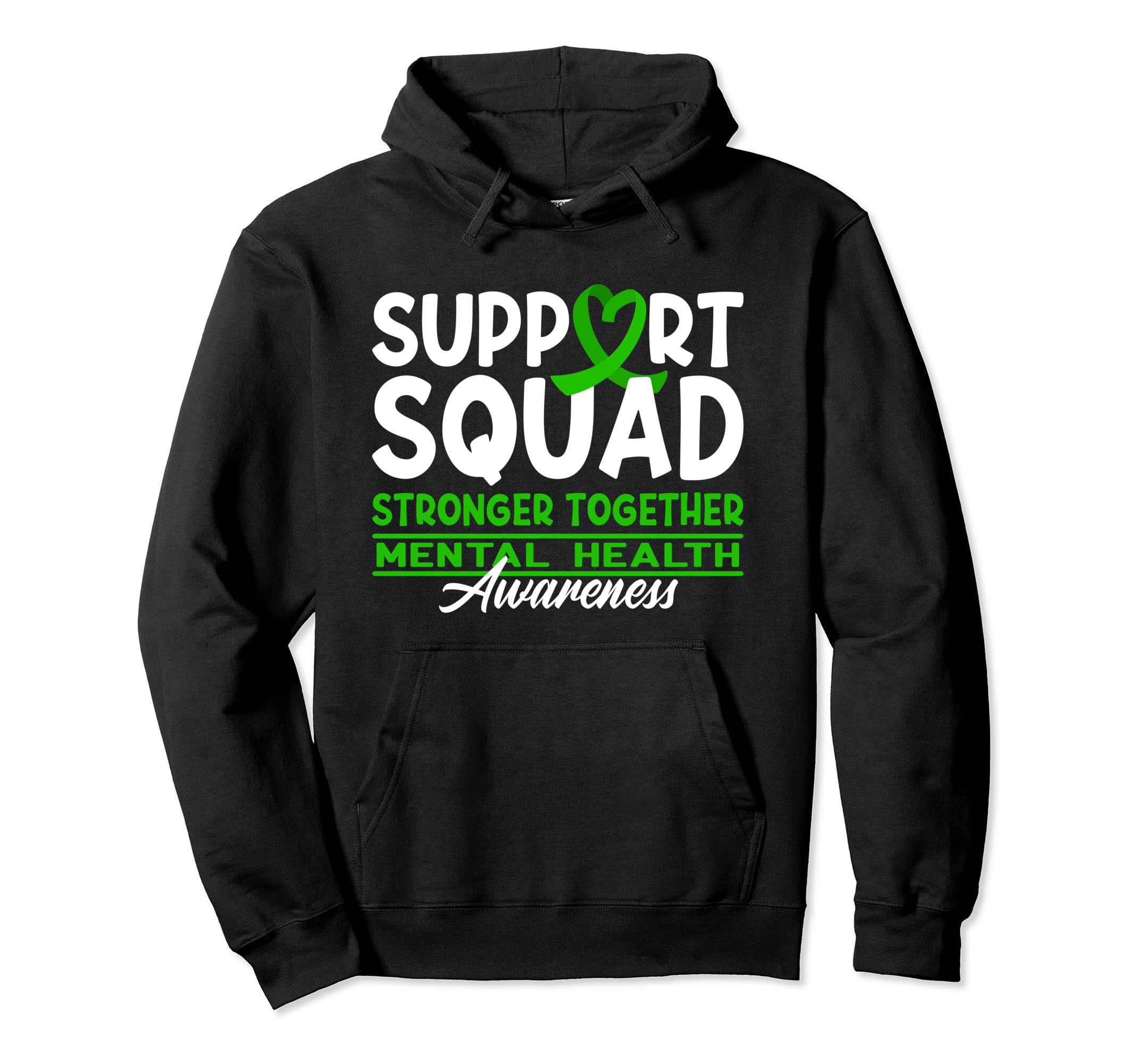 Support Awareness Squad I Depression Hoodie - Minimalist Print Unisex - T-Shirt, Sweatshirt, Hoodie
