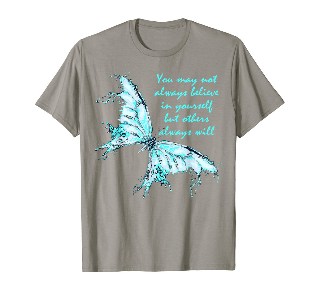 Sky Blue Butterfly Mental Health Awareness T-Shirt - Trendy Graphic Unisex - T-Shirt, Sweatshirt, Hoodie