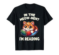 Reading Book Cat Library Reading Teacher T-Shirt - Unique Graphic Unisex - T-Shirt, Sweatshirt, Hoodie