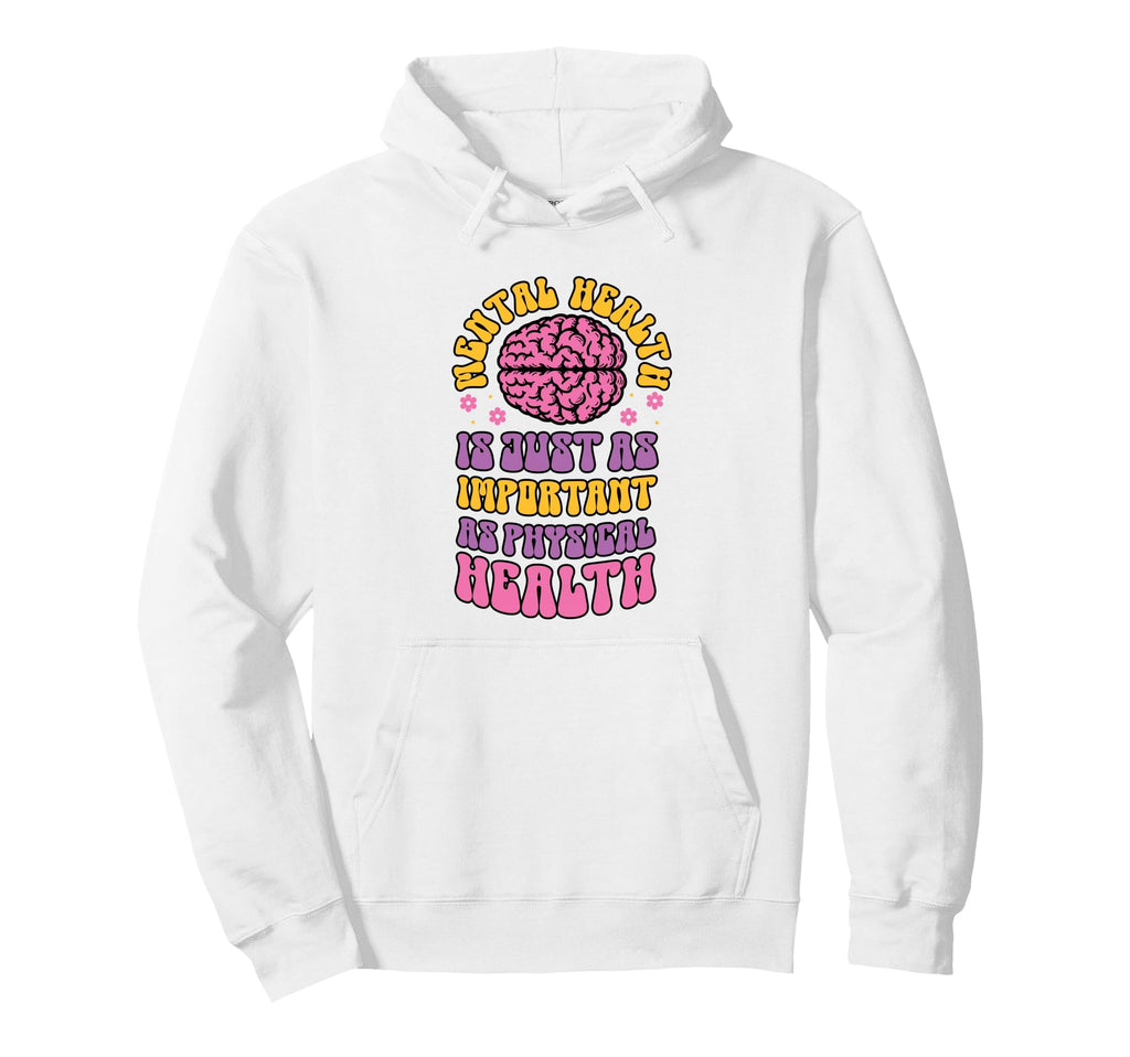 Green Ribbon Mental Health Awareness Hoodie - Fun Novelty Design for Adults - T-Shirt, Sweatshirt, Hoodie