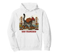 San Francisco Cat Golden Gates Hoodie - Casual Everyday Wear for Adults - T-Shirt, Sweatshirt, Hoodie