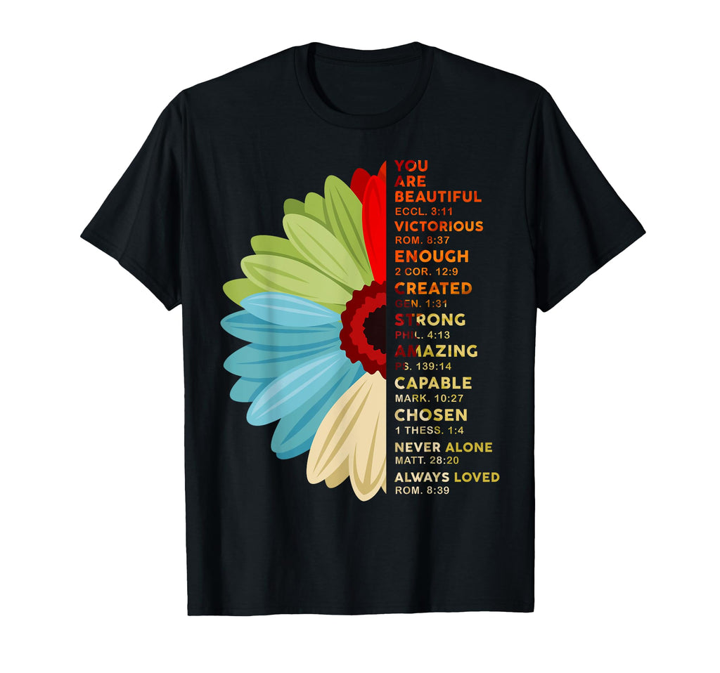 You Are Beautiful Victorious Enough T-Shirt - Custom Art Print Unisex - T-Shirt, Sweatshirt, Hoodie