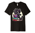 Funny Dragon Reading Book Bookworm Book T-Shirt - Custom Art Print Unisex - T-Shirt, Sweatshirt, Hoodie