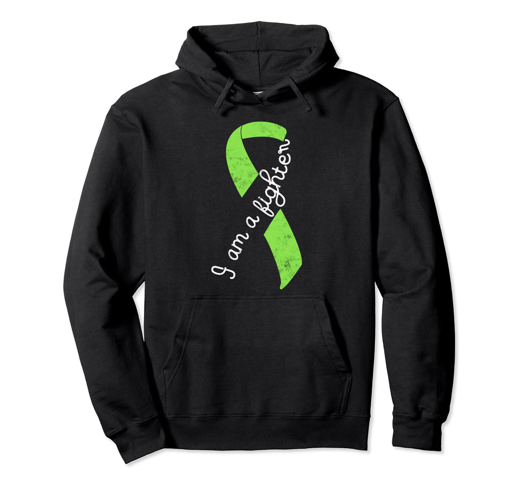 I Am Fighter Green Ribbon Mental Hoodie - Custom Art Print Men Women - T-Shirt, Sweatshirt, Hoodie