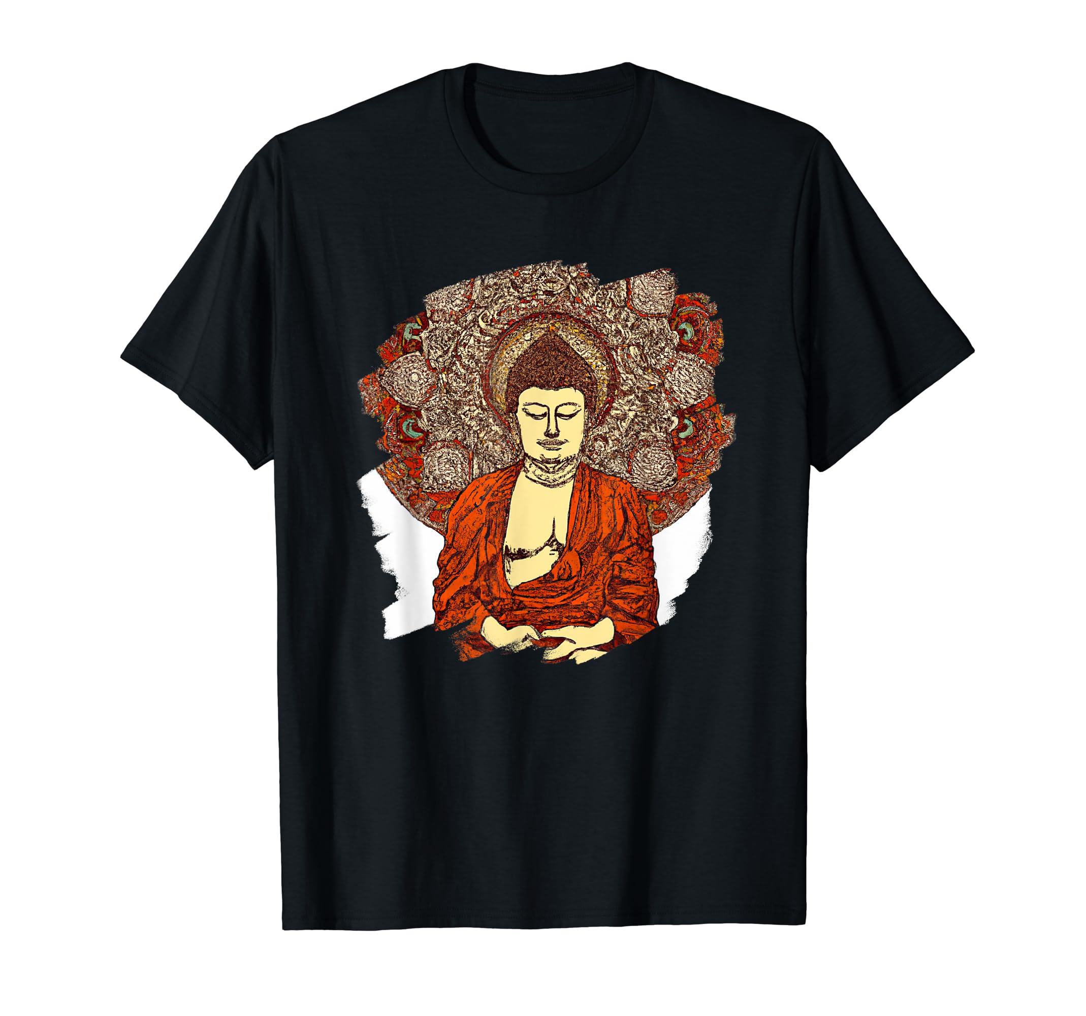 Zen Buddha Mandala Spiritual T-Shirt - Casual Everyday Wear for Adults - T-Shirt, Sweatshirt, Hoodie