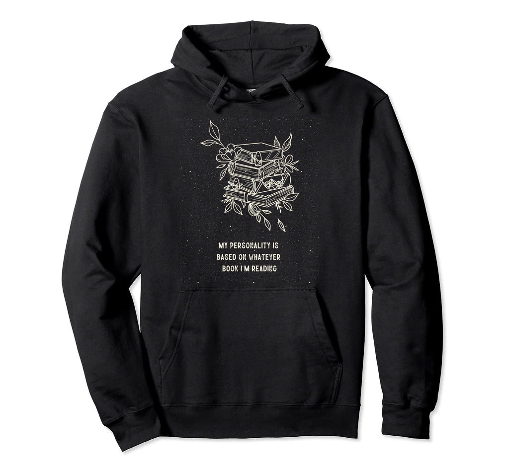 Funny Book Lover Bookish Fiction Hoodie - Custom Art Print for Adults - T-Shirt, Sweatshirt, Hoodie