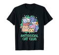 Antisocial Cat Club Introvert Cat T-Shirt - Custom Art Print for Adults - T-Shirt, Sweatshirt, Hoodie