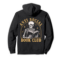 Anti Social Book Club Books Reading Hoodie - Aesthetic Graphic for Adults - T-Shirt, Sweatshirt, Hoodie