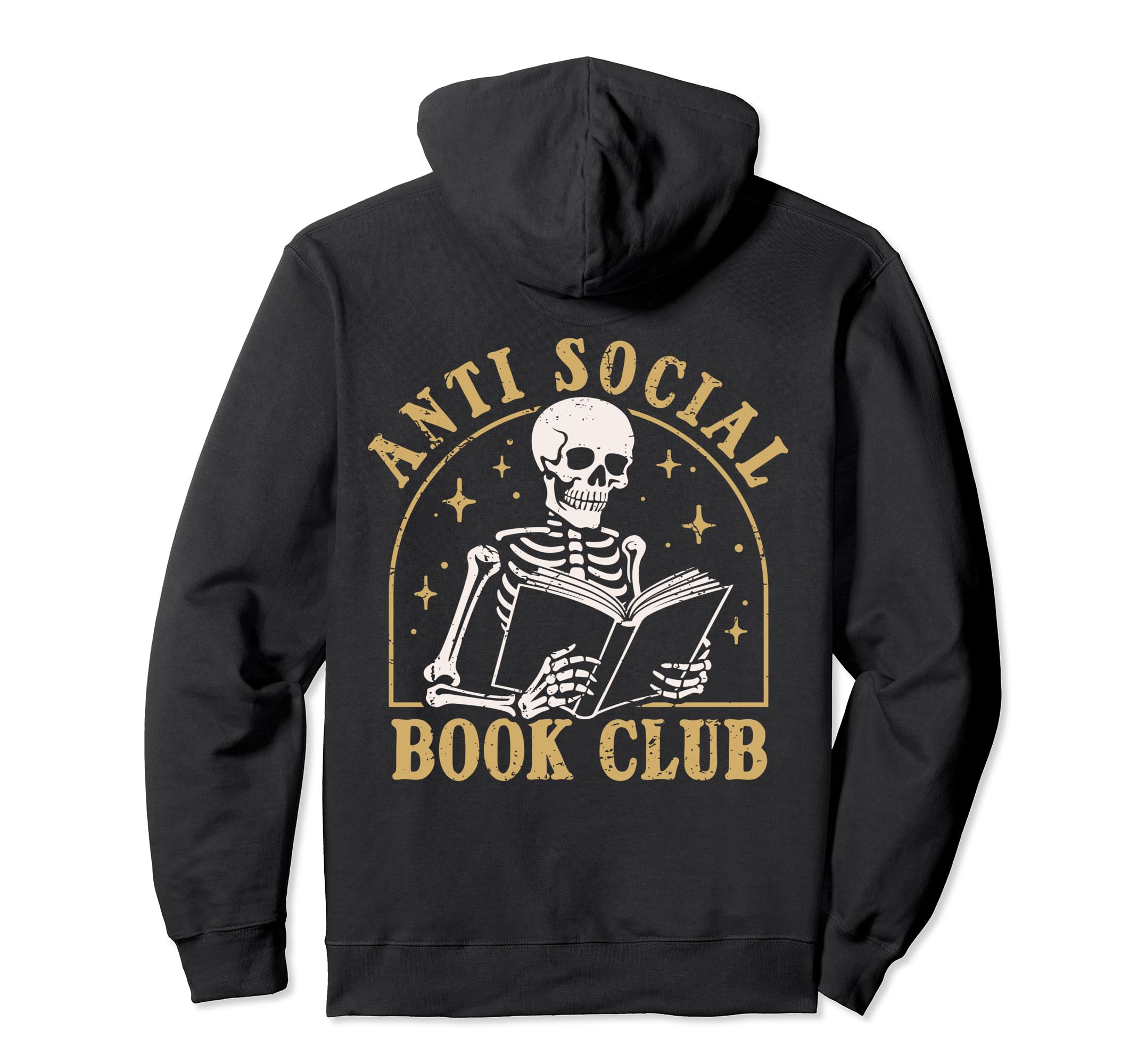 Anti Social Book Club Books Reading Hoodie - Aesthetic Graphic for Adults - T-Shirt, Sweatshirt, Hoodie