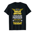Literature Professor Funny Worlds T-Shirt - Minimalist Print Unisex - T-Shirt, Sweatshirt, Hoodie