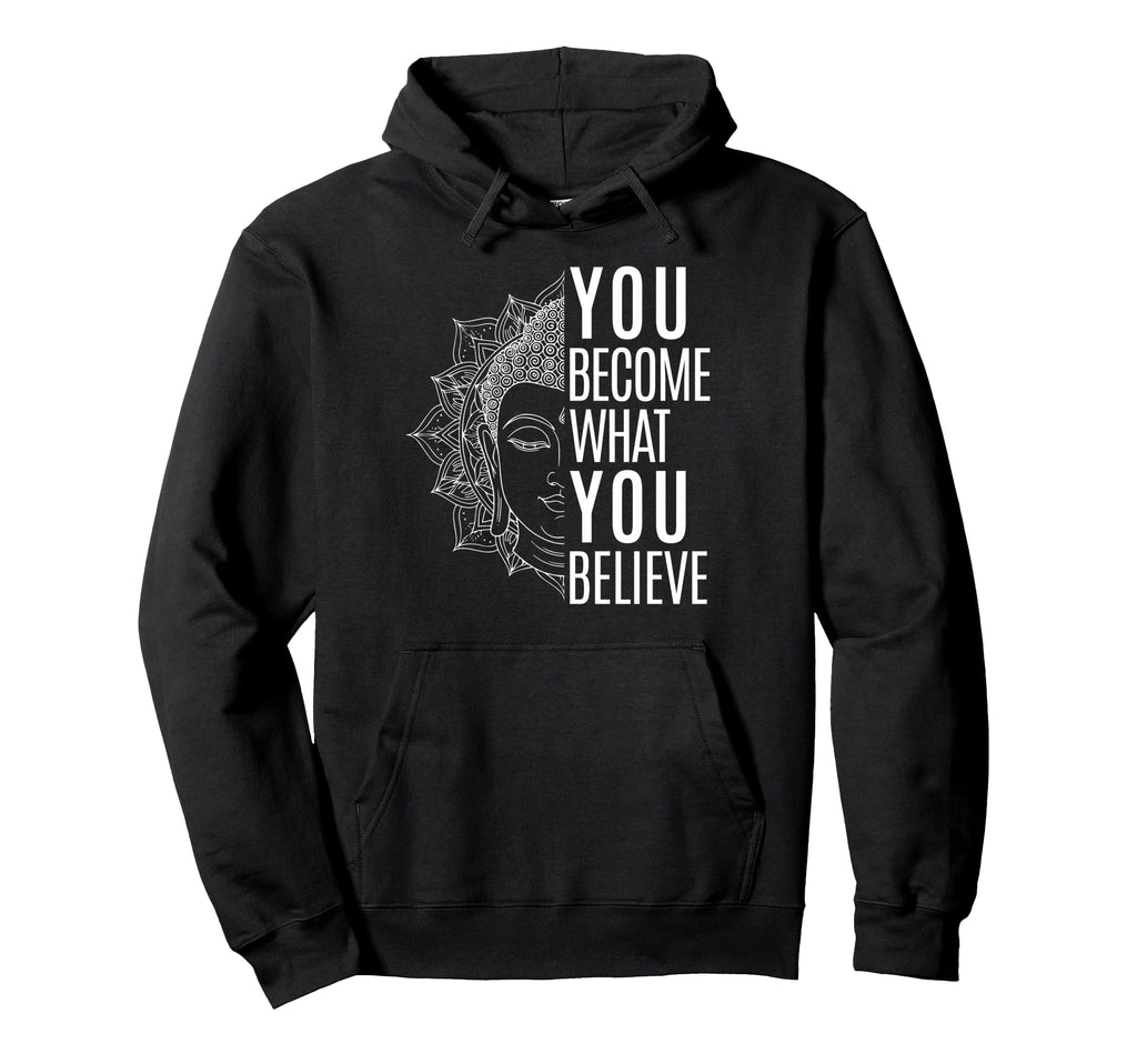 Inspiring Law Attraction Buddha Hoodie - Fun Novelty Design Men Women - T-Shirt, Sweatshirt, Hoodie