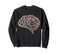 Mental Health Awareness Brain Be Kind Sweatshirt - Streetwear Style Unisex - T-Shirt, Sweatshirt, Hoodie
