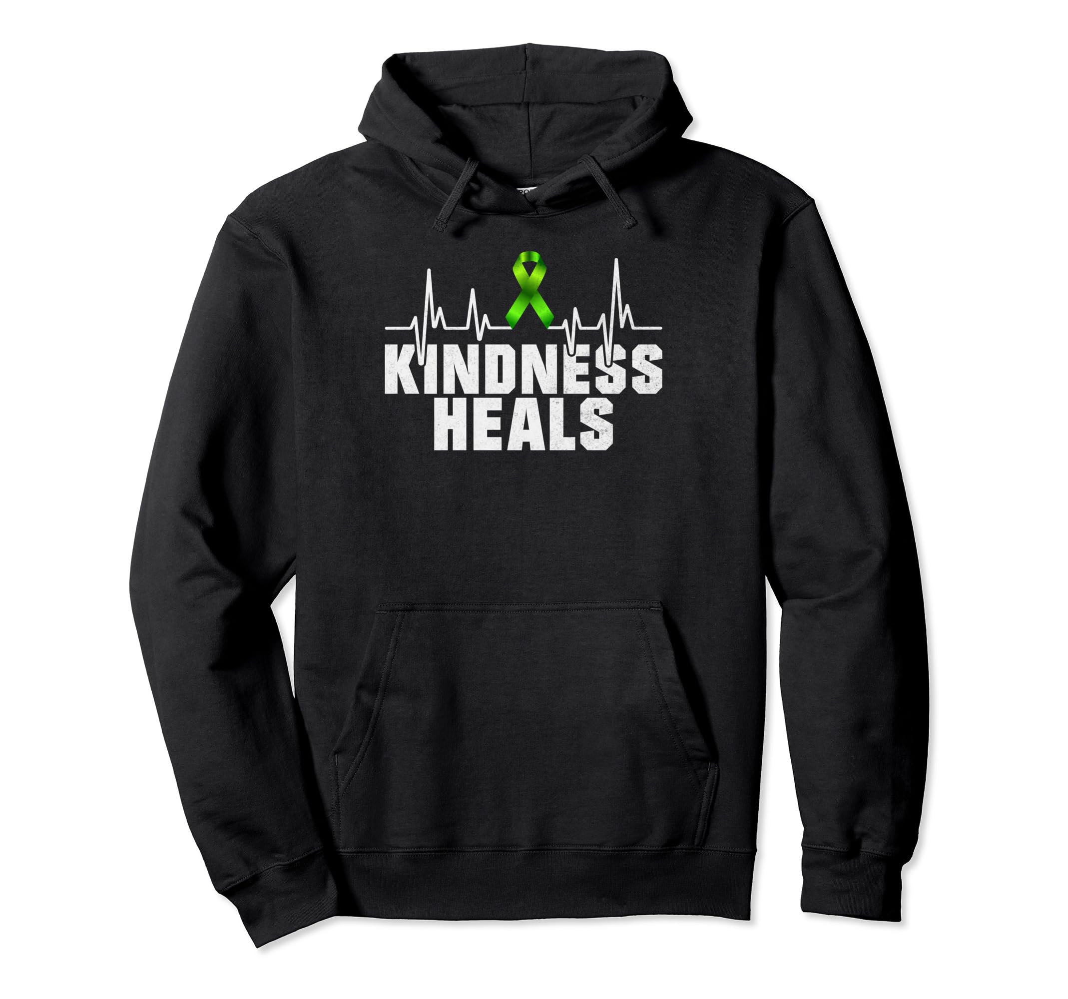Kindness Heals Mental Health Hoodie - Minimalist Print Men Women - T-Shirt, Sweatshirt, Hoodie