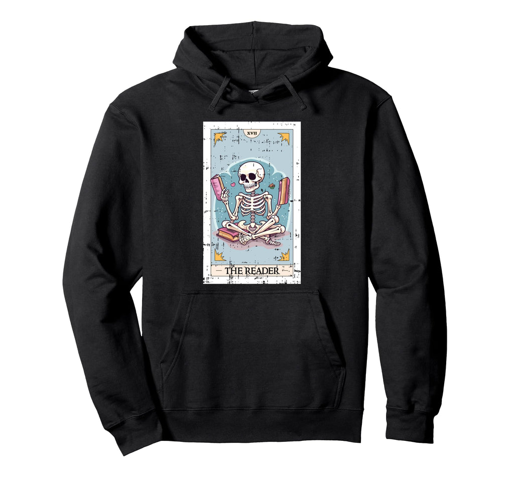 Reader Reading Book Lover Bookworm Hoodie - Fun Novelty Design Men Women - T-Shirt, Sweatshirt, Hoodie