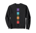 Chakra Chakras Aligned Lotus Sweatshirt - Novelty Apparel Men Women - T-Shirt, Sweatshirt, Hoodie