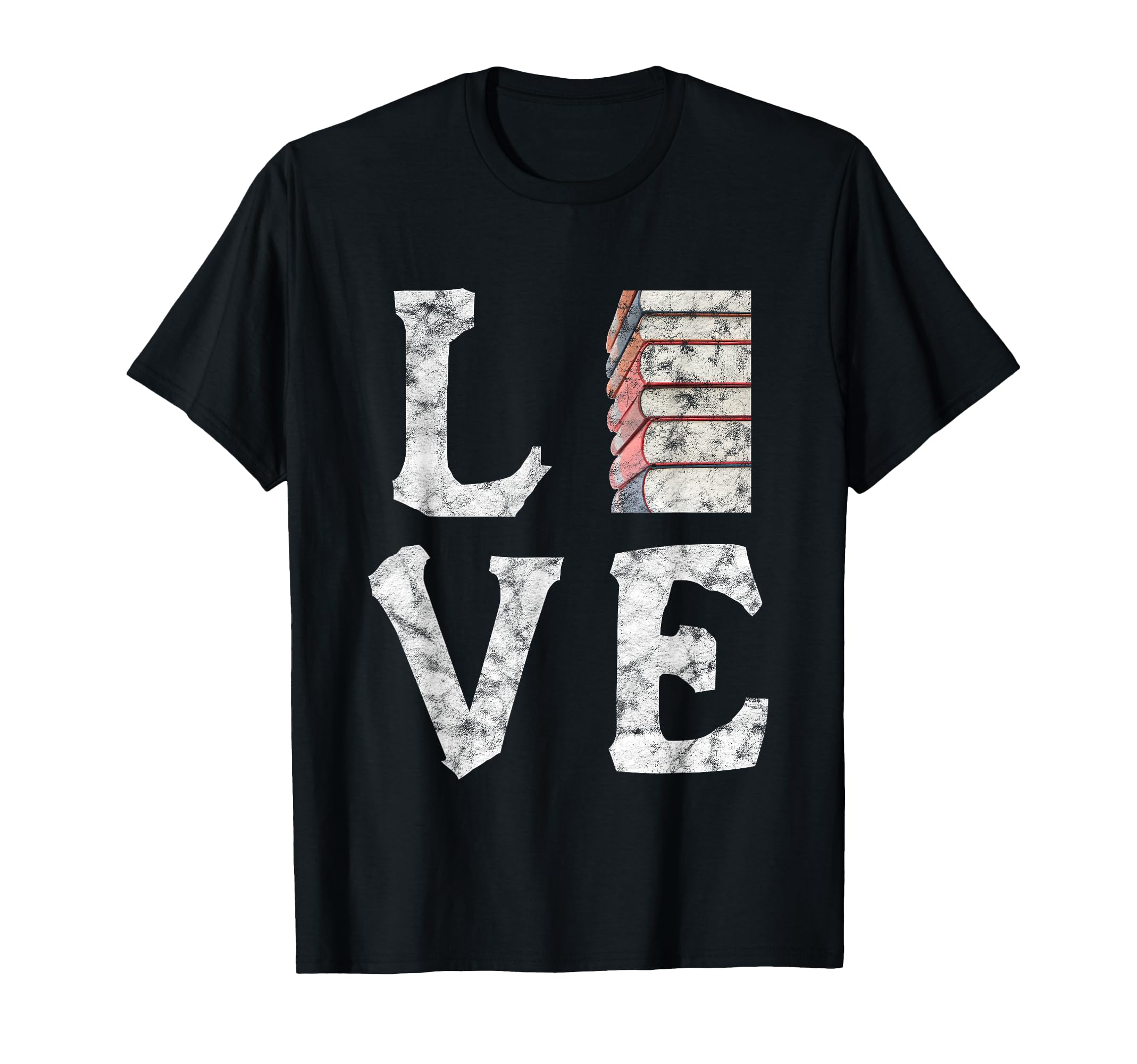 Love Books Book Stack Nerd Literary T-Shirt - Streetwear Style Unisex - T-Shirt, Sweatshirt, Hoodie