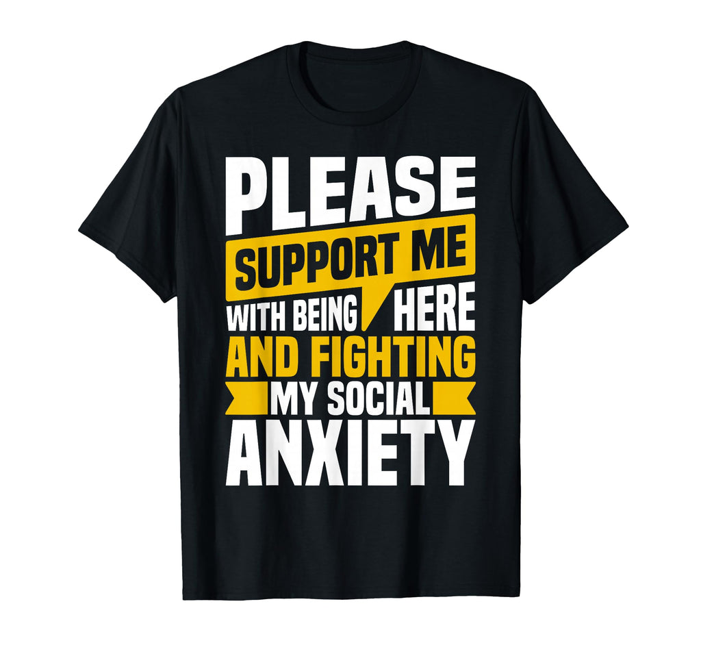 Social Anxiety Introvert Month T-Shirt - Casual Everyday Wear for Adults - T-Shirt, Sweatshirt, Hoodie