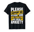 Social Anxiety Introvert Month T-Shirt - Casual Everyday Wear for Adults - T-Shirt, Sweatshirt, Hoodie