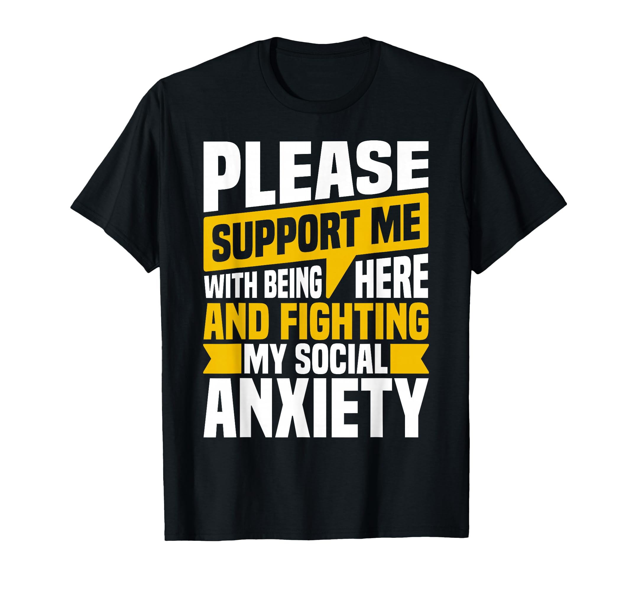 Social Anxiety Introvert Month T-Shirt - Casual Everyday Wear for Adults - T-Shirt, Sweatshirt, Hoodie