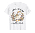 Funny Book Lovers Goose Reading T-Shirt - Aesthetic Graphic Unisex - T-Shirt, Sweatshirt, Hoodie