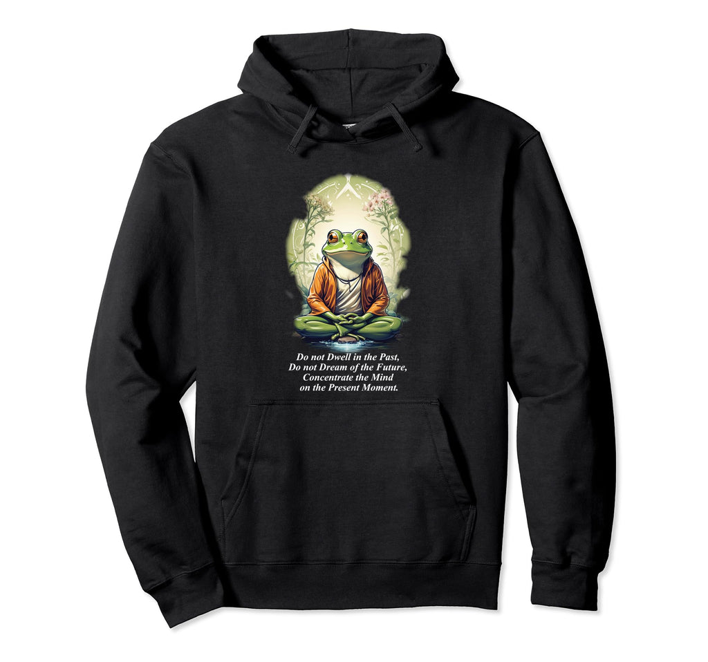 Self Care Frog Mental Health Hoodie - Casual Everyday Wear Unisex - T-Shirt, Sweatshirt, Hoodie