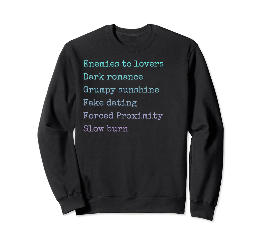 Bibliophile Romance Book Genre Sweatshirt - Streetwear Style Men Women - T-Shirt, Sweatshirt, Hoodie