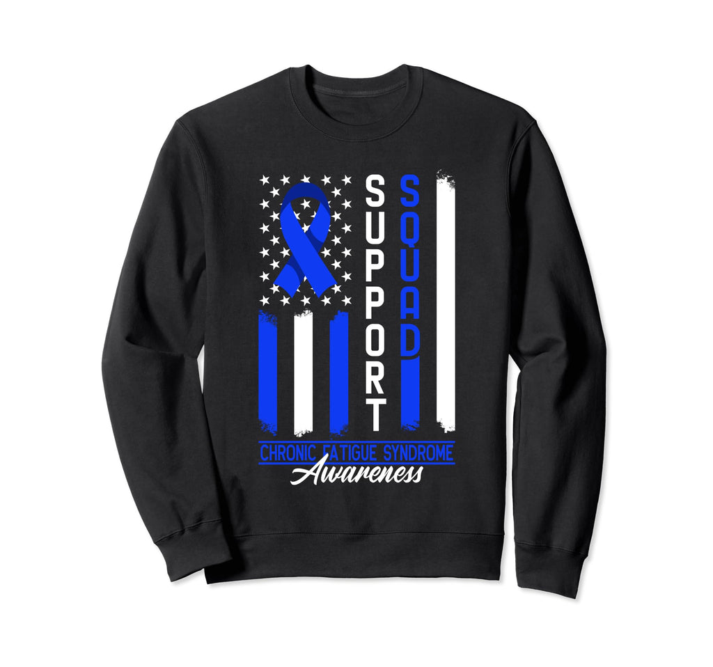 Support Awareness Squad I Me Cfs Sweatshirt - Aesthetic Graphic for Adults - T-Shirt, Sweatshirt, Hoodie