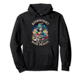 Librarian Gothic Bruh Book Dragon Hoodie - Streetwear Style Unisex - T-Shirt, Sweatshirt, Hoodie