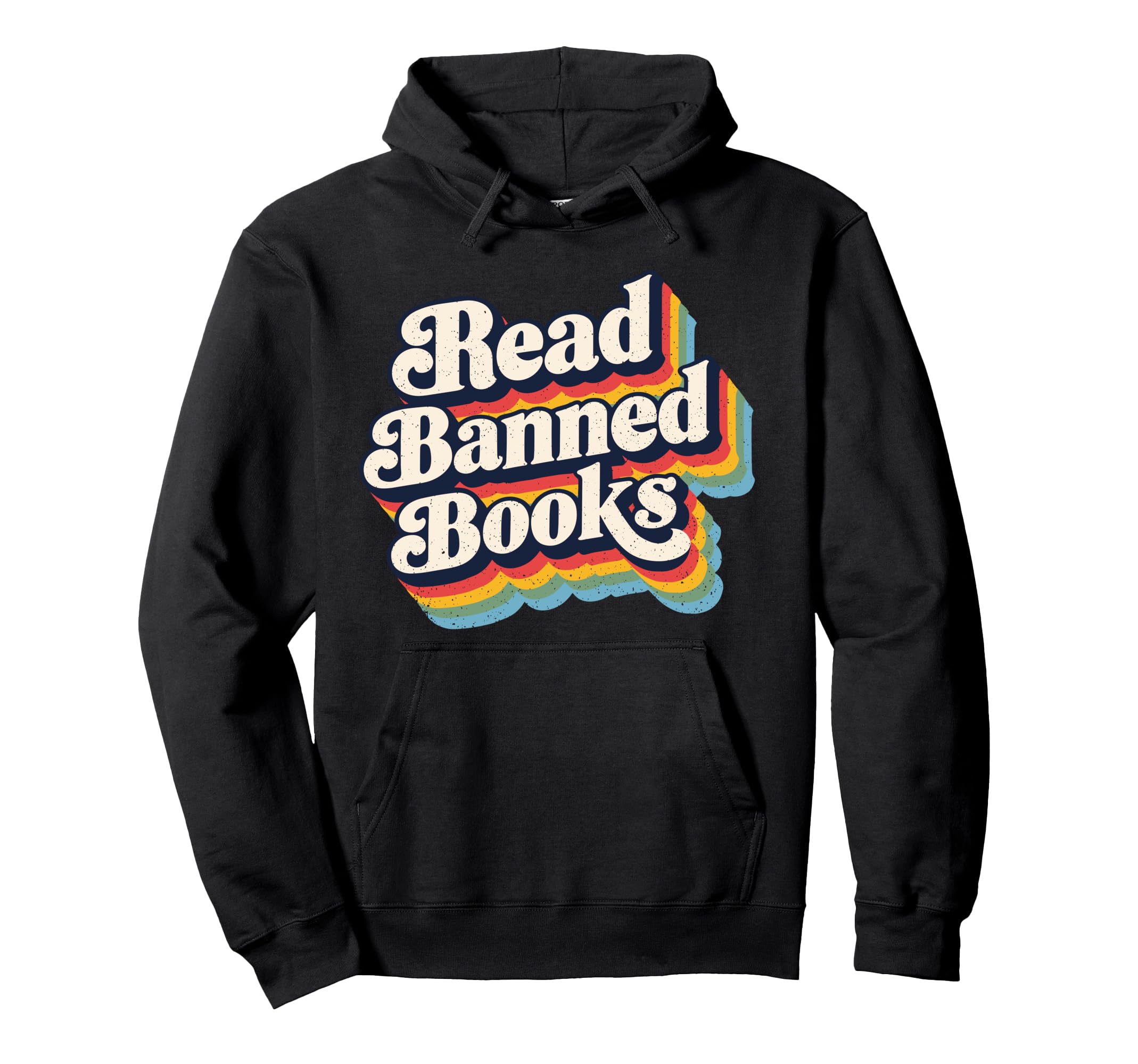 Read Banned Books Library Book Lovers Hoodie - Graphic Print Men Women - T-Shirt, Sweatshirt, Hoodie
