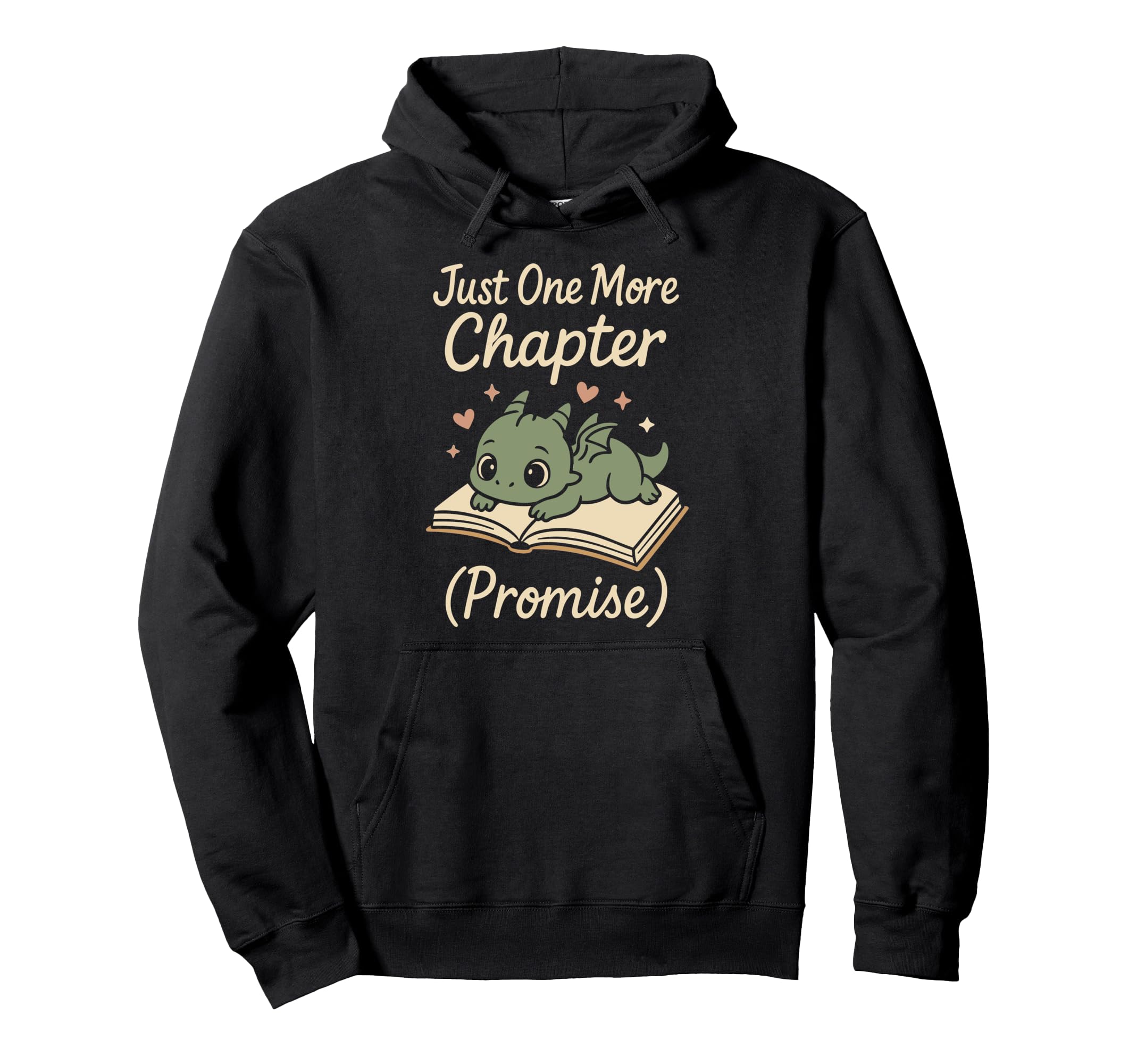 Book Dragon Fantasy Reader Cozy Reading Hoodie - Novelty Apparel Men Women - T-Shirt, Sweatshirt, Hoodie